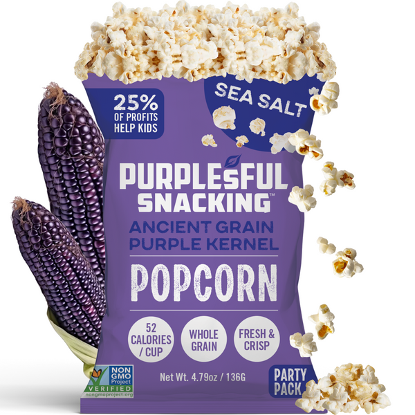 Purplesful Sea Salt Popcorn